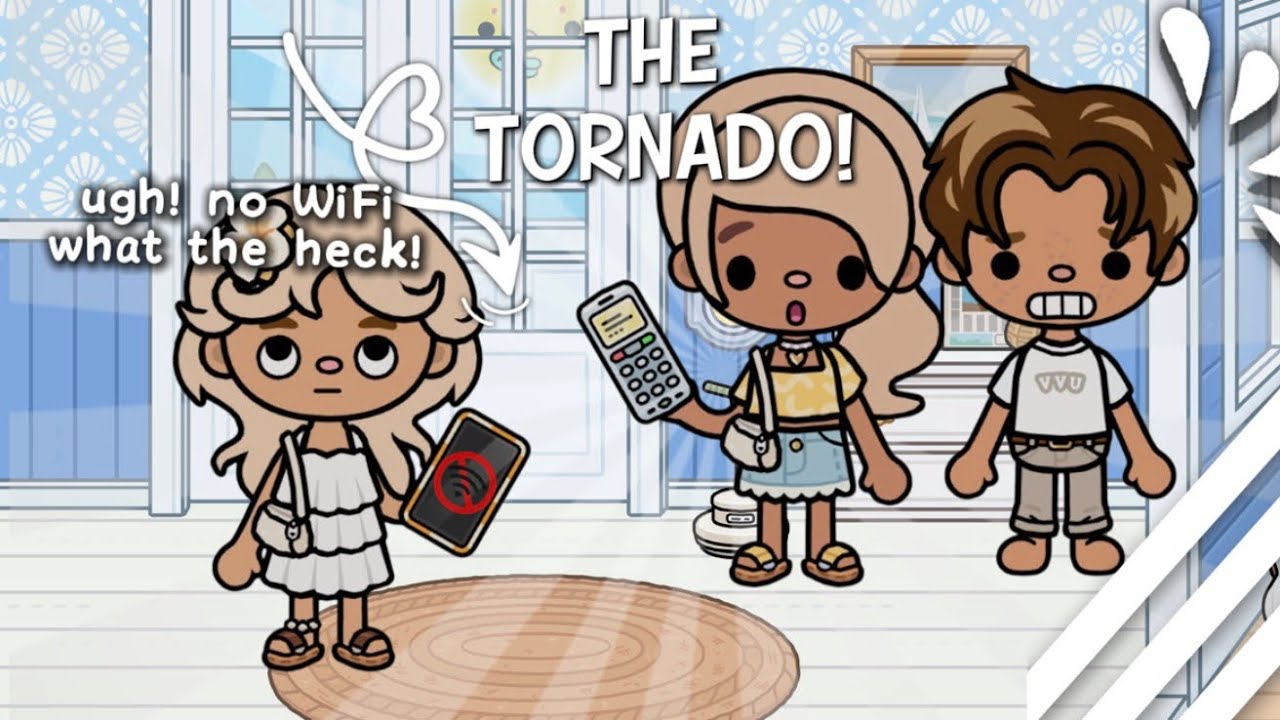 The TORNADO! | voiced 🎙️ tocaboca roleplay 
