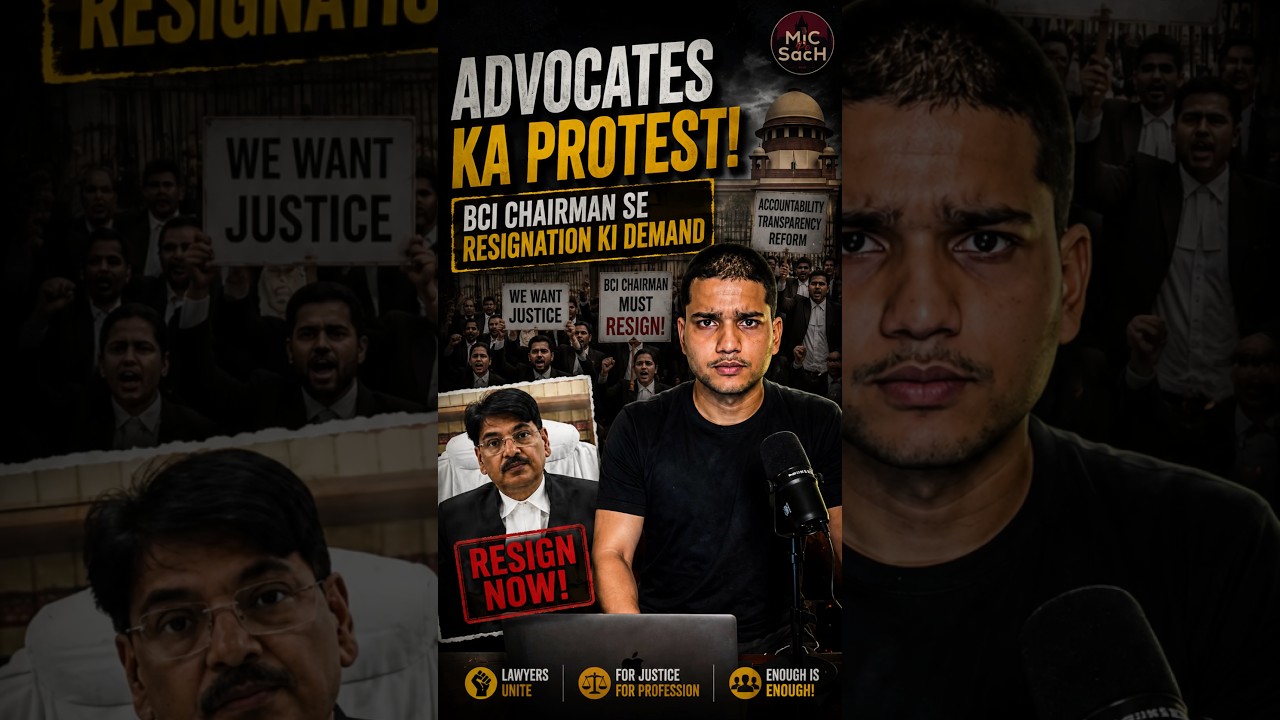 Lawyers Protesting! Demanding BCI Chairman's Resignation- What Actually Happened? #advocate #prot...