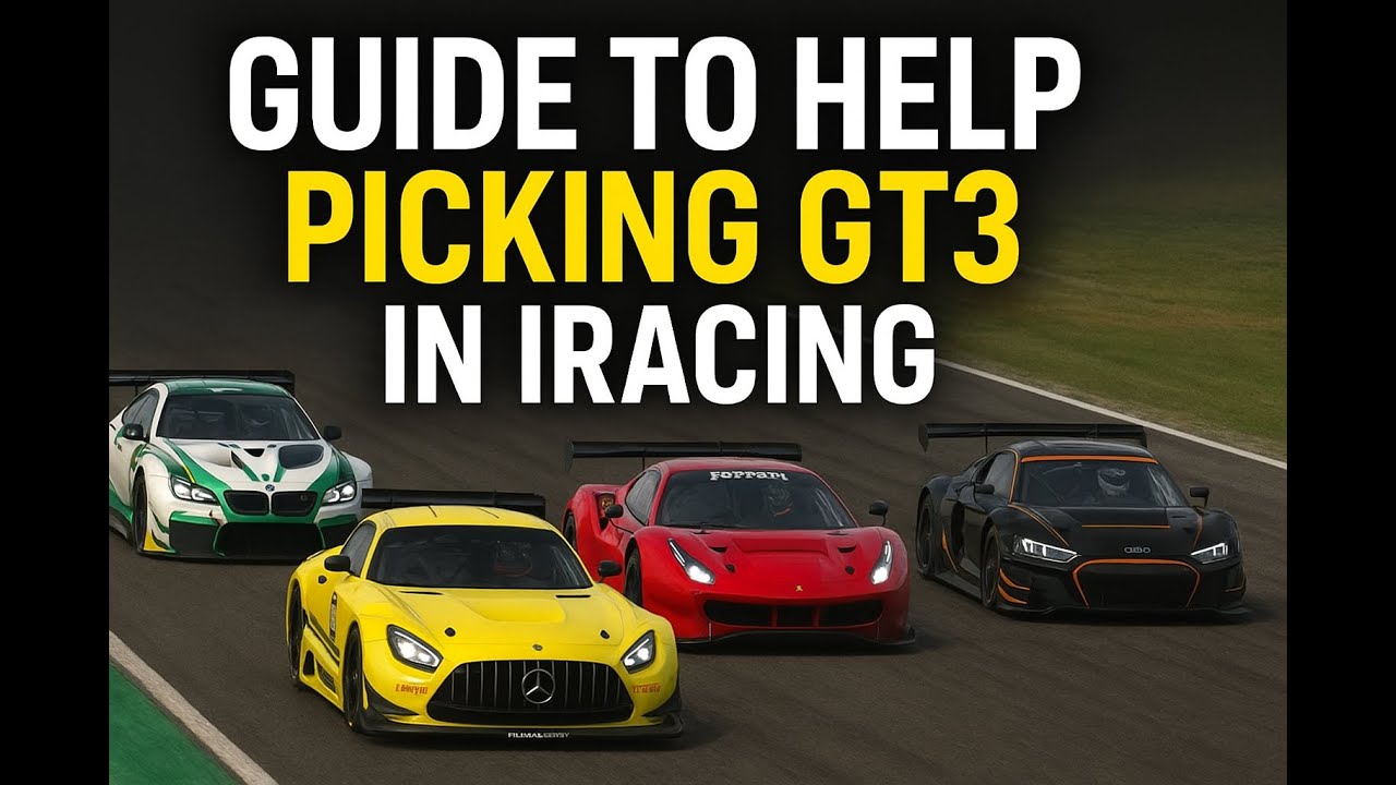 Guide to Picking GT3 Cars in iRacing, Aston Martin Included!!