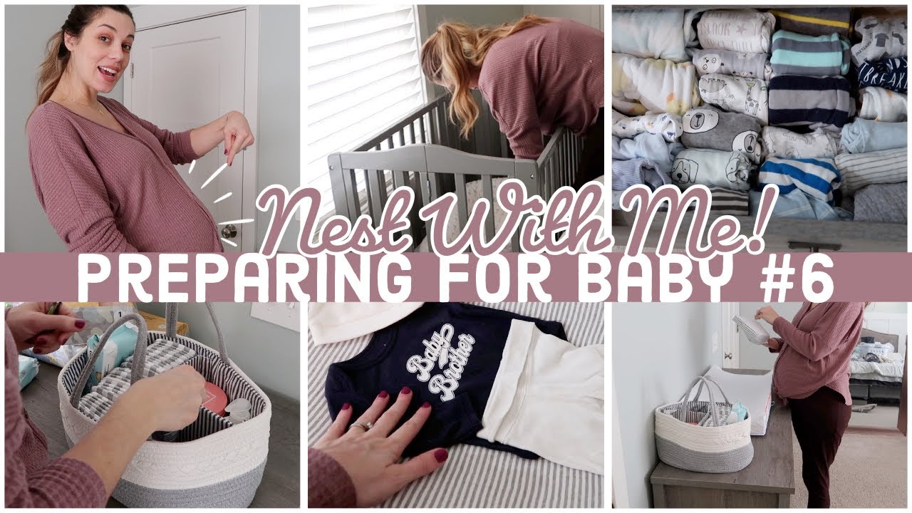 *NESTING* Organize the Nursery With Me & Prepping for NEWBORN