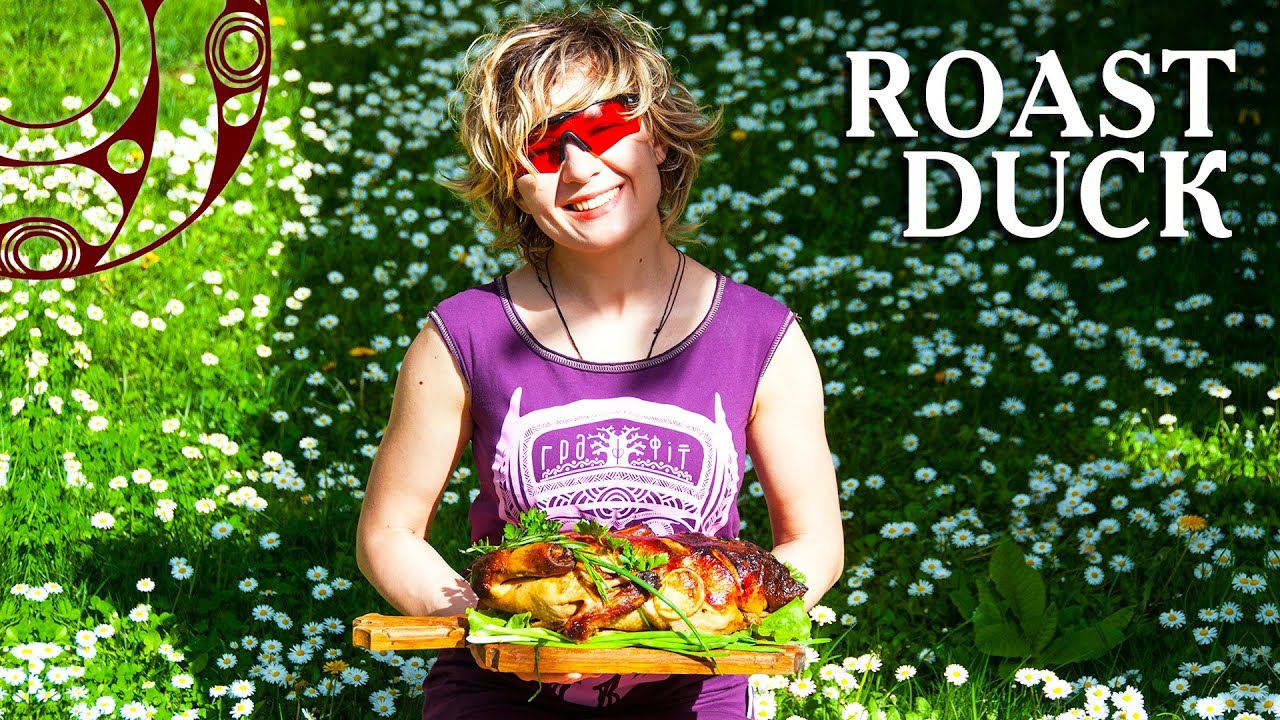 How to Cook Roast Duck in Oven - Full Real Time Home Recipe. Ukrainian Crispy Roasted Duck