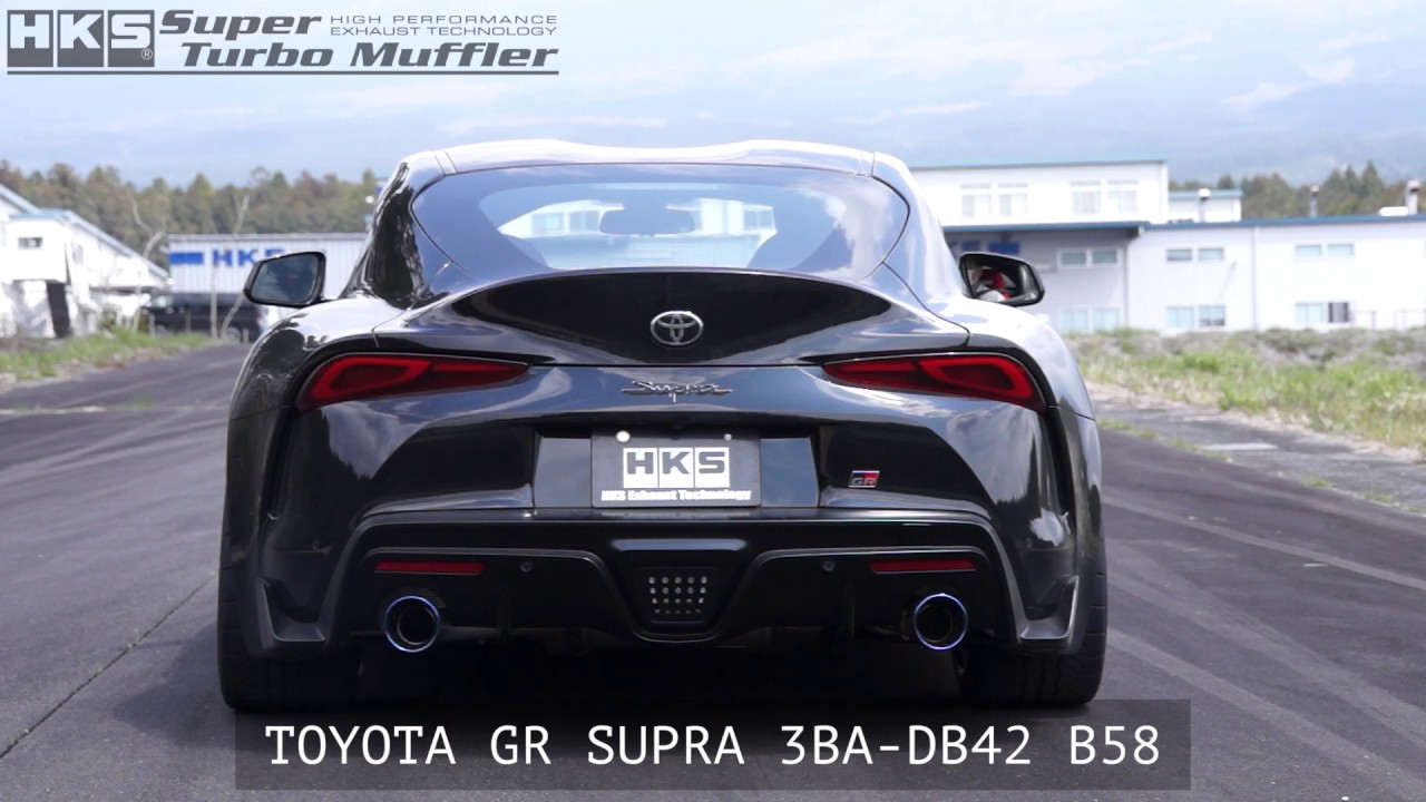 TOYOTA GR SUPRA 3BA-DB42 B58  HKS SUPER TURBO MUFFLER