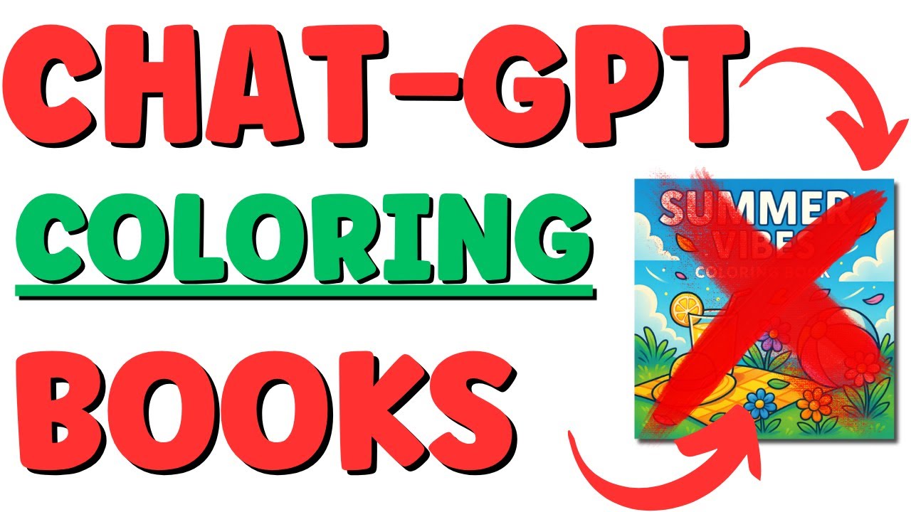 How to ACTUALLY Create AMAZING Coloring Books Using ChatGPT...