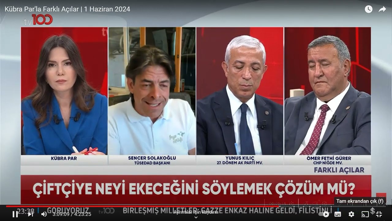 Başkanımız Sn. Sencer Solakoğlu,  Planlı üretim ile et ve süt piyasasını değerlendirmiştir.