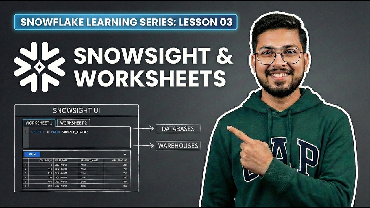 Snowflake Snowsight EXPOSED My Experience with User Interface & Worksheets