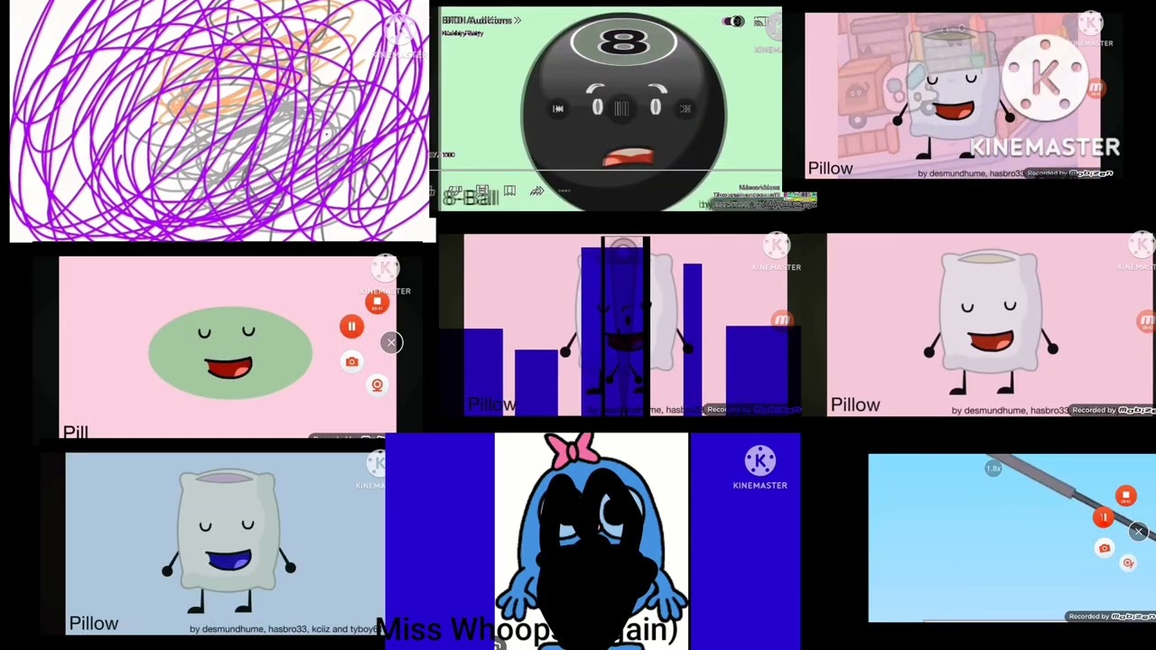 9 BFDI Auditions Videos I Did