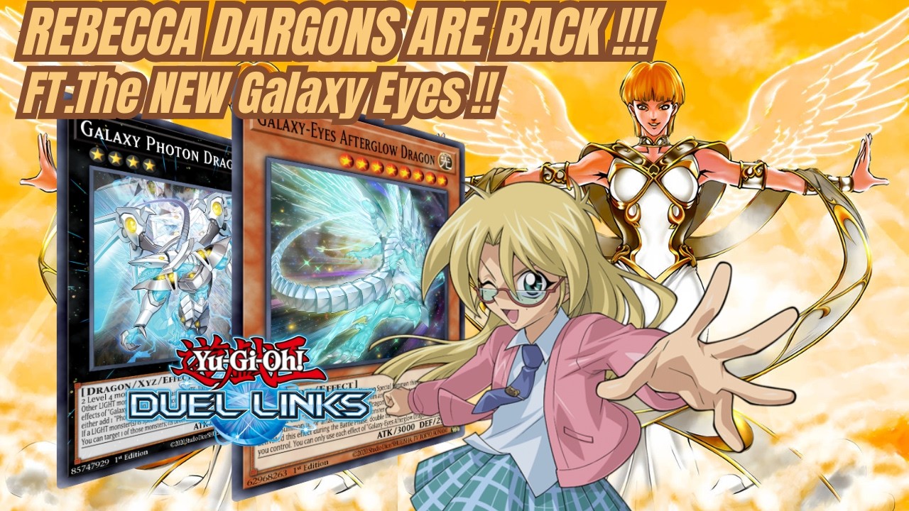 NEW SECRET Rebecca Dragons Support !! Dragons FT.Galaxy Photon Dragon Insane SYNERGY || [Duel Links]