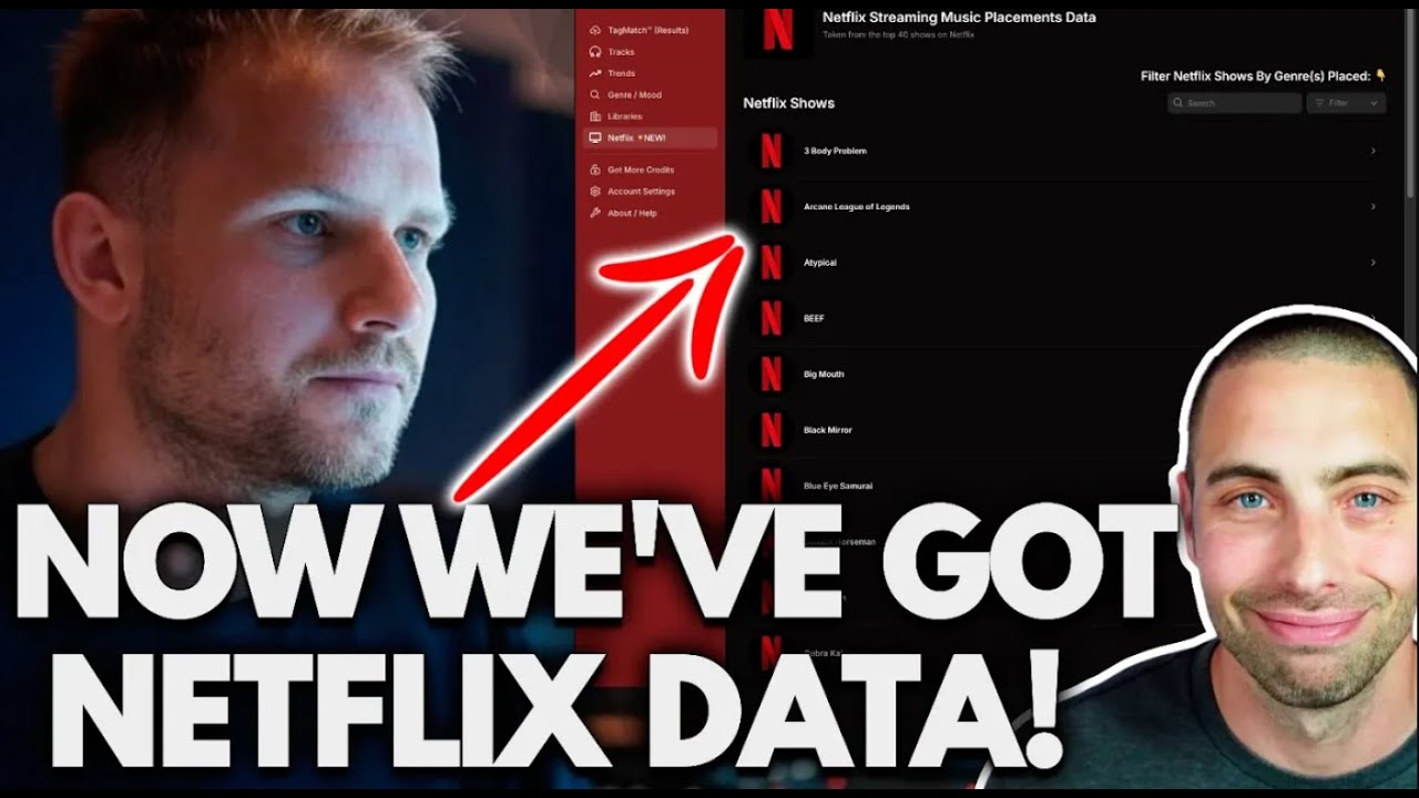 Netflix music Data just added to Sync Match!