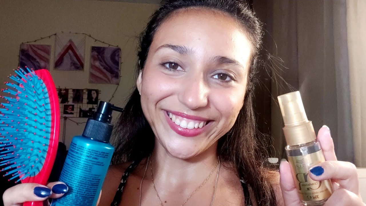 ASMR 💤 PENTEANDO SEU CABELO ATÉ VOCÊ DORMIR 💤 (tapping, escova)