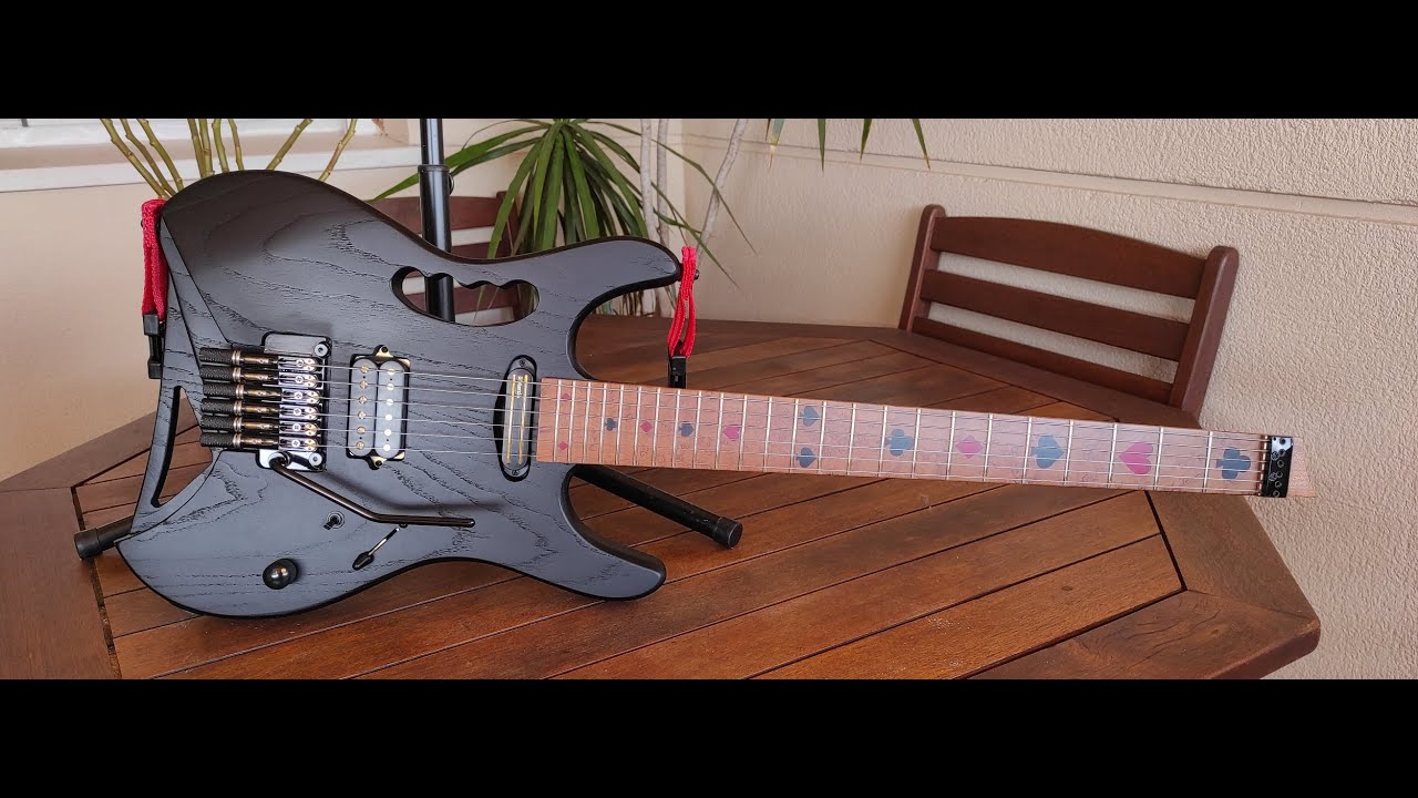 DCR HL BK - Custom Headless Guitar