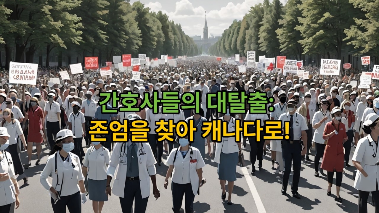미국 간호사들 캐나다로 이주 왜?