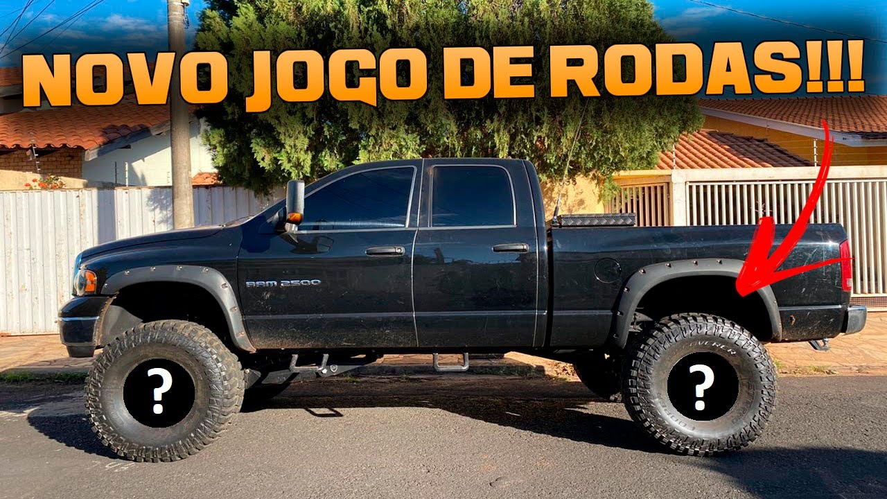 Modificamos a RAM com pneus 40