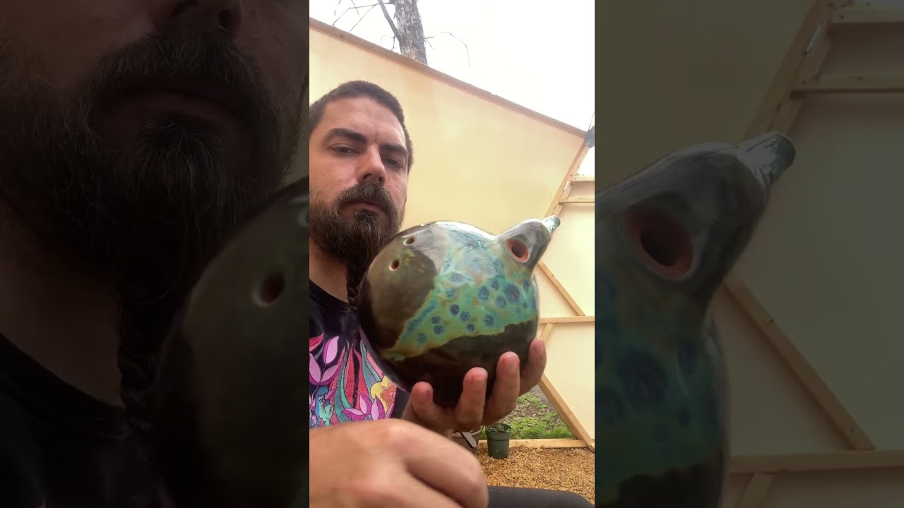 Pentatonic Drone Orb Vessel Flute