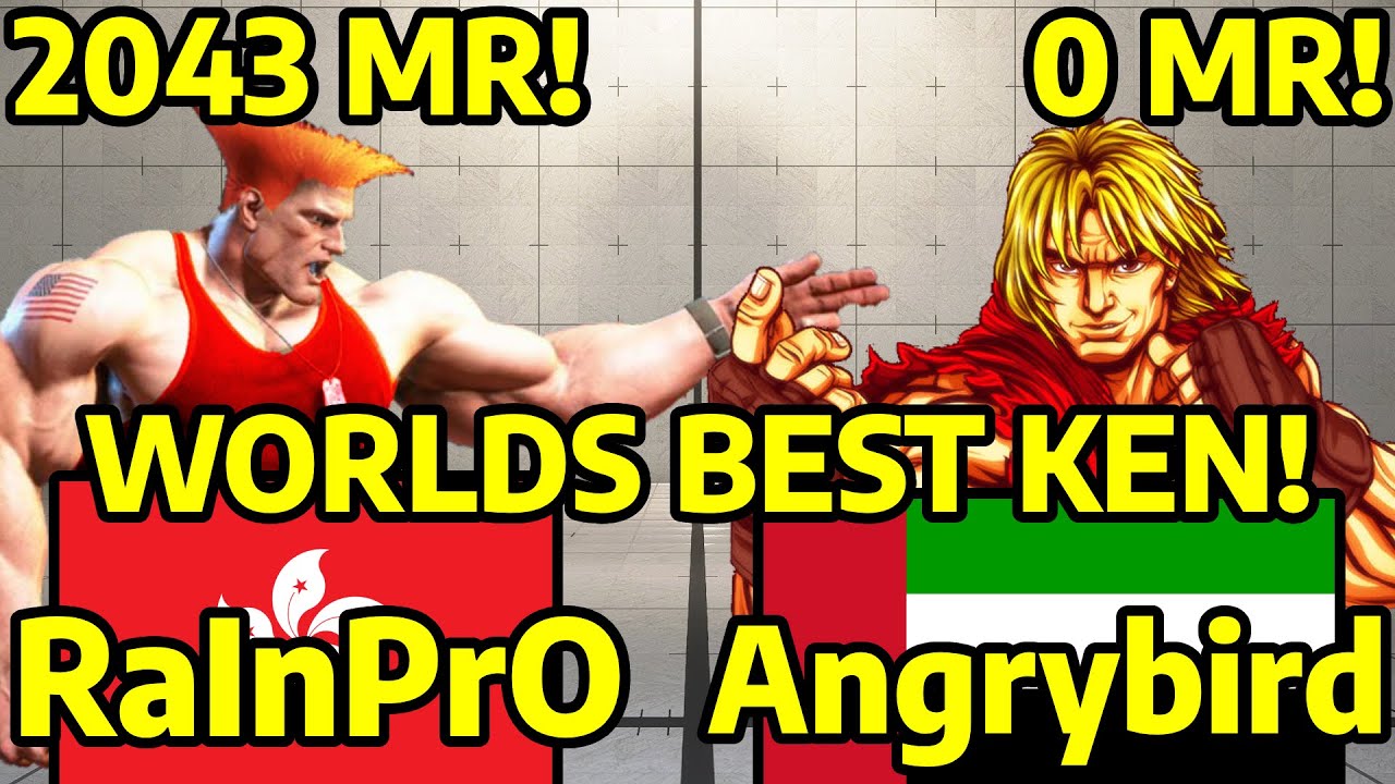 🔥STREET FIGHTER 6 ➥ RaInPrO (GUILE ガイル) VS. Angrybird (KEN) 4K MASTER RANKS🔥