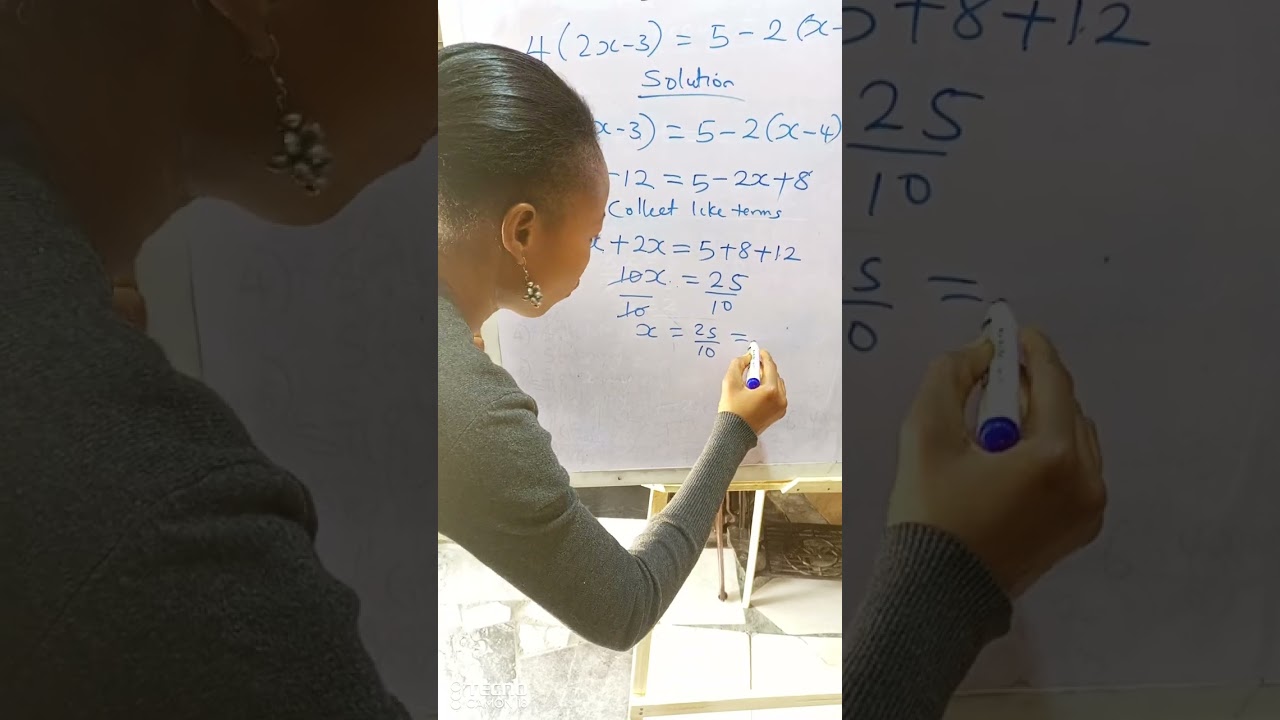 How To solve Linear Equation Easily 