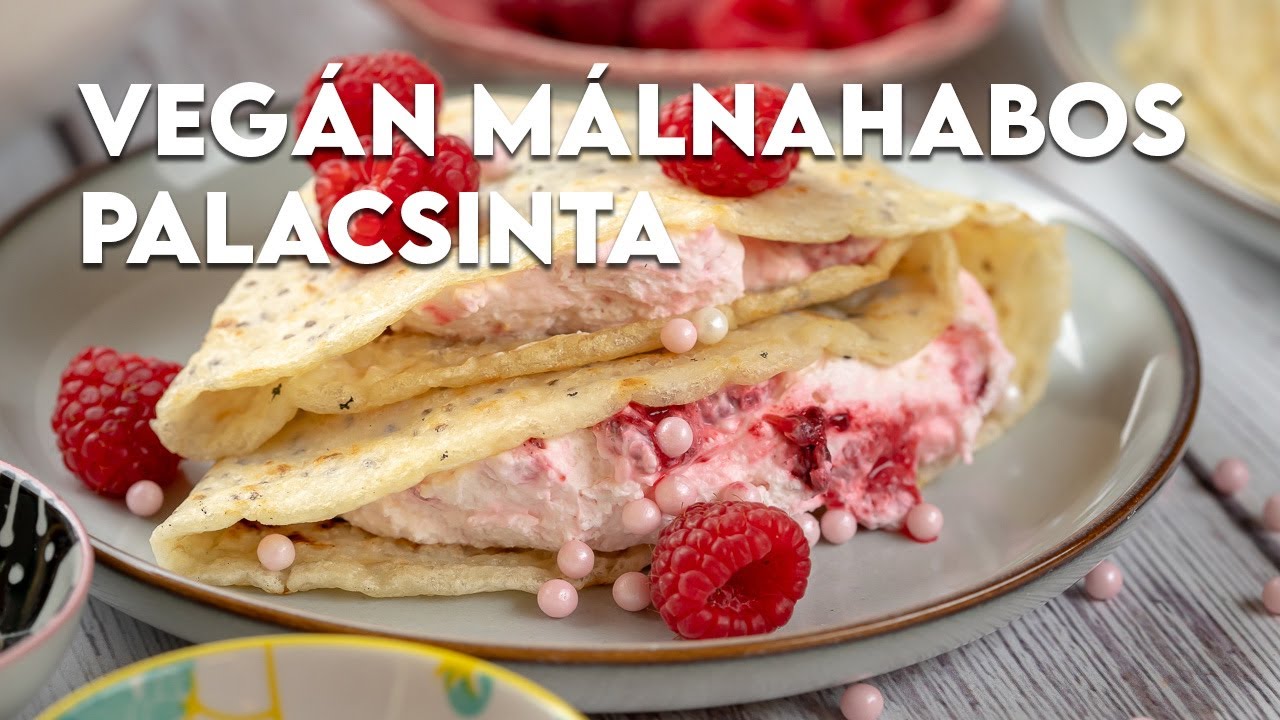 Vegán málnahabos palacsinta | Mindmegette.hu