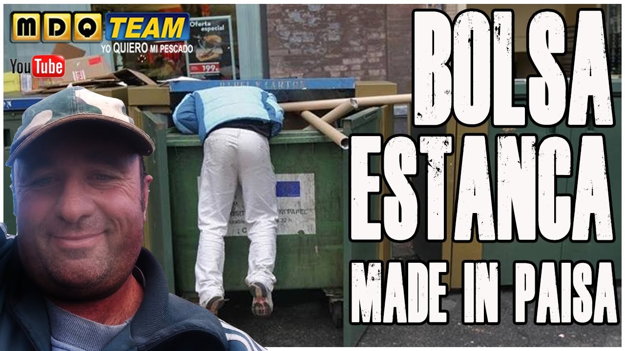 Bolsa estanca hecha con basura