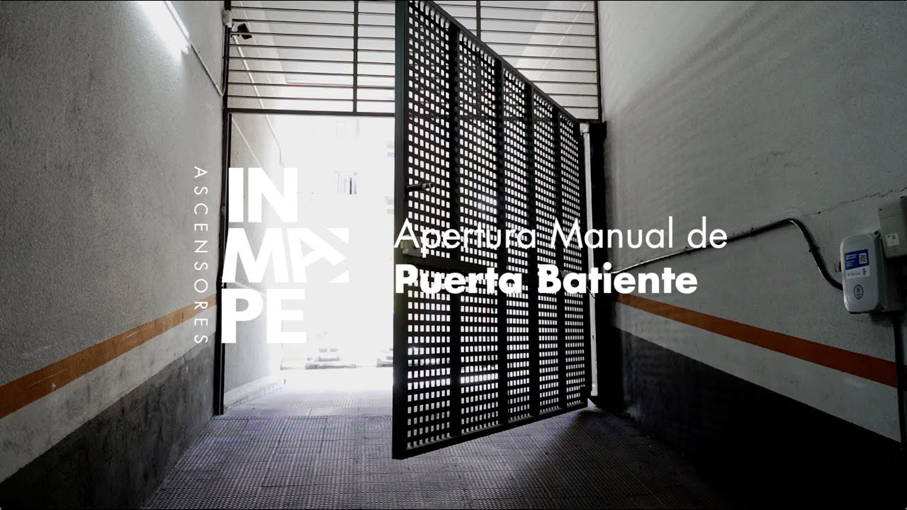 Apertura Manual de Puerta Batiente