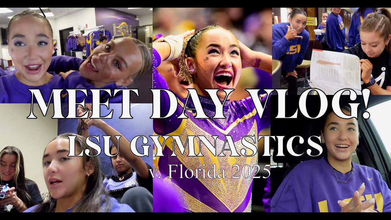 MEET DAY VLOG! LSU vs FLORIDA