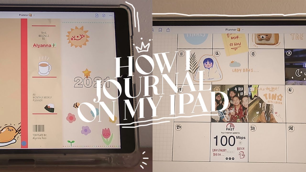 📔 2021 journal & planner set up (ipad + FREE template!)