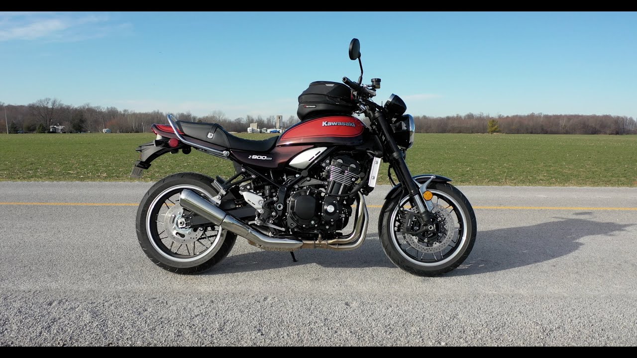 Kawasaki Z900RS & Sw Motech Pro Engage 2020 Tank Bag