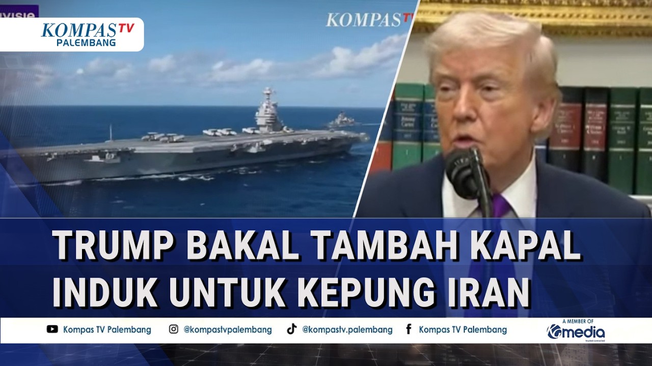 Ancam Iran! Trump Bakal Tambah Kapal Induk, Iran Tidak Takut