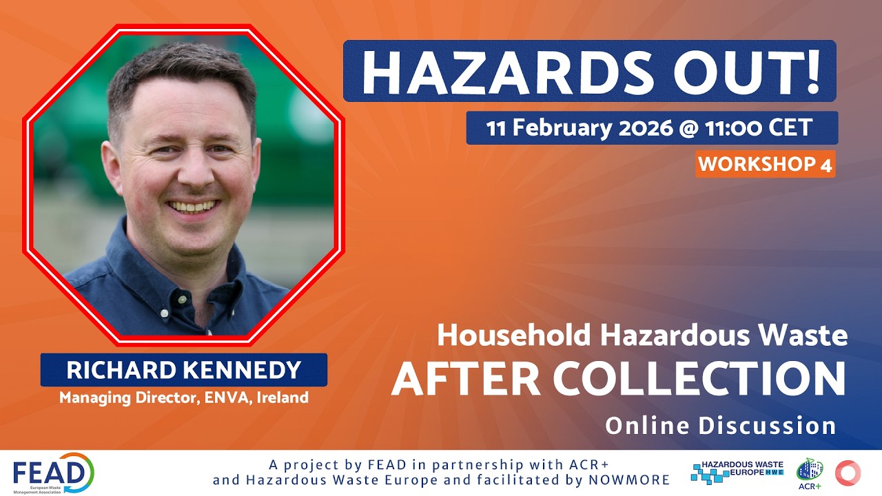 HO Workshop #4: Logistics & Treatment of HHW: The Irish perspective | Richard Kennedy