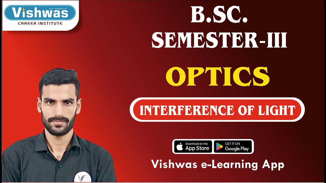 Optics | Interference of Light Introduction | BSc Semester - III | Physics PDUSU RU | Online Course