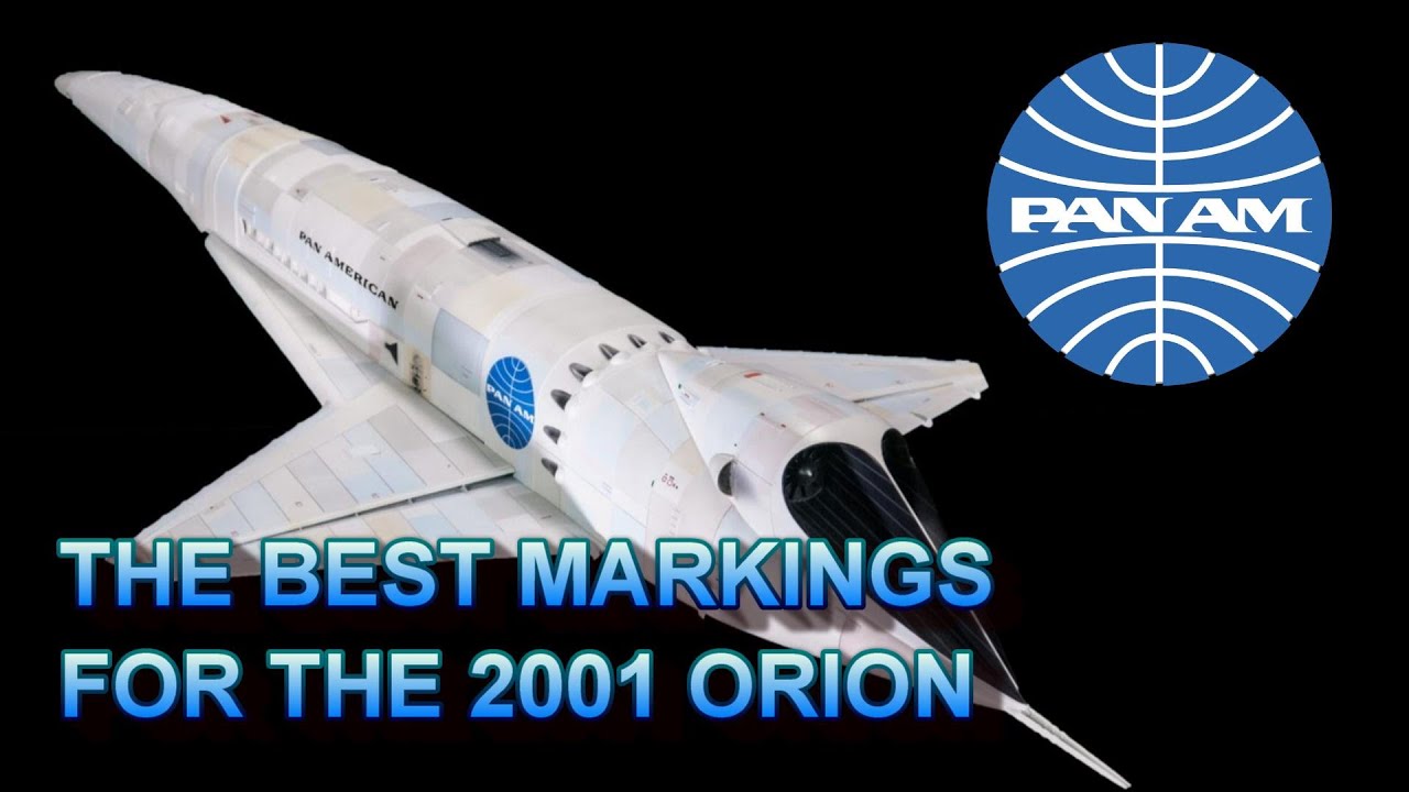 2001 Orion Space Clipper Dry Transfer Markings from SD Studios LTD
