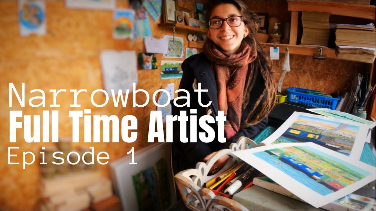 Full Time Artist - Sophia Shaw - Living on a Narrowboat - And Art competition Winner