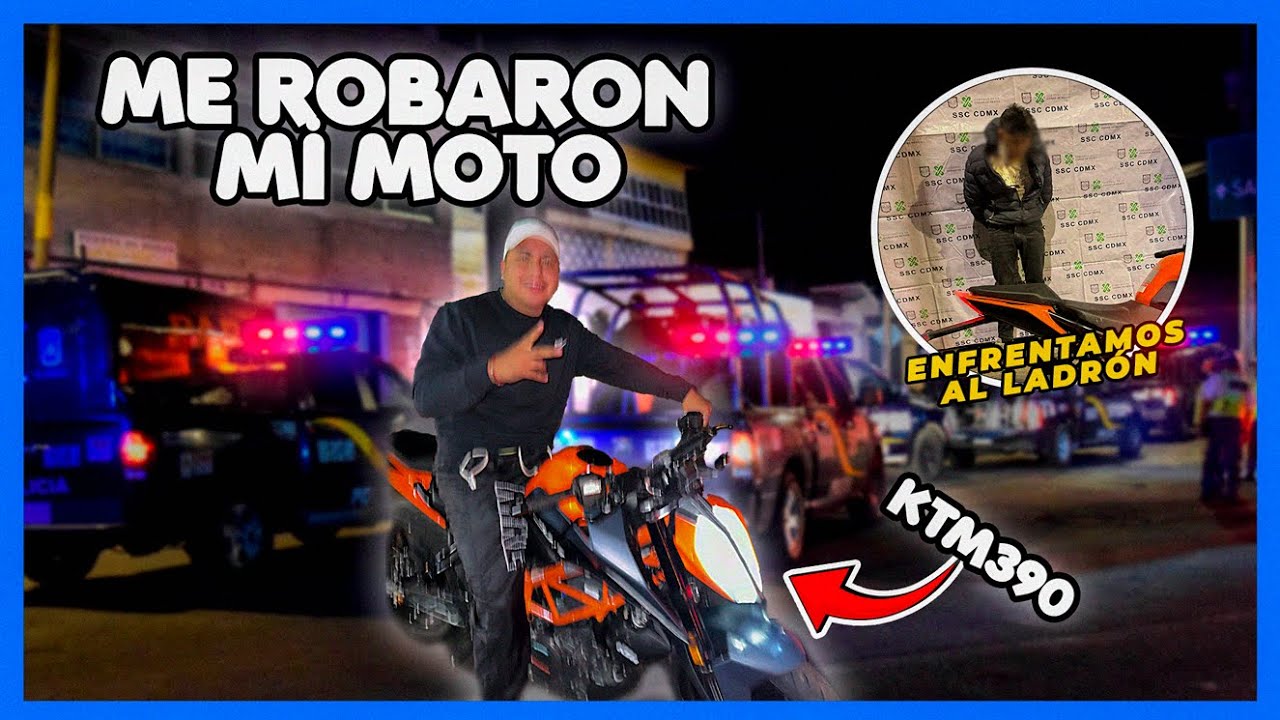 me ROBARON mi MOTO. 😩
