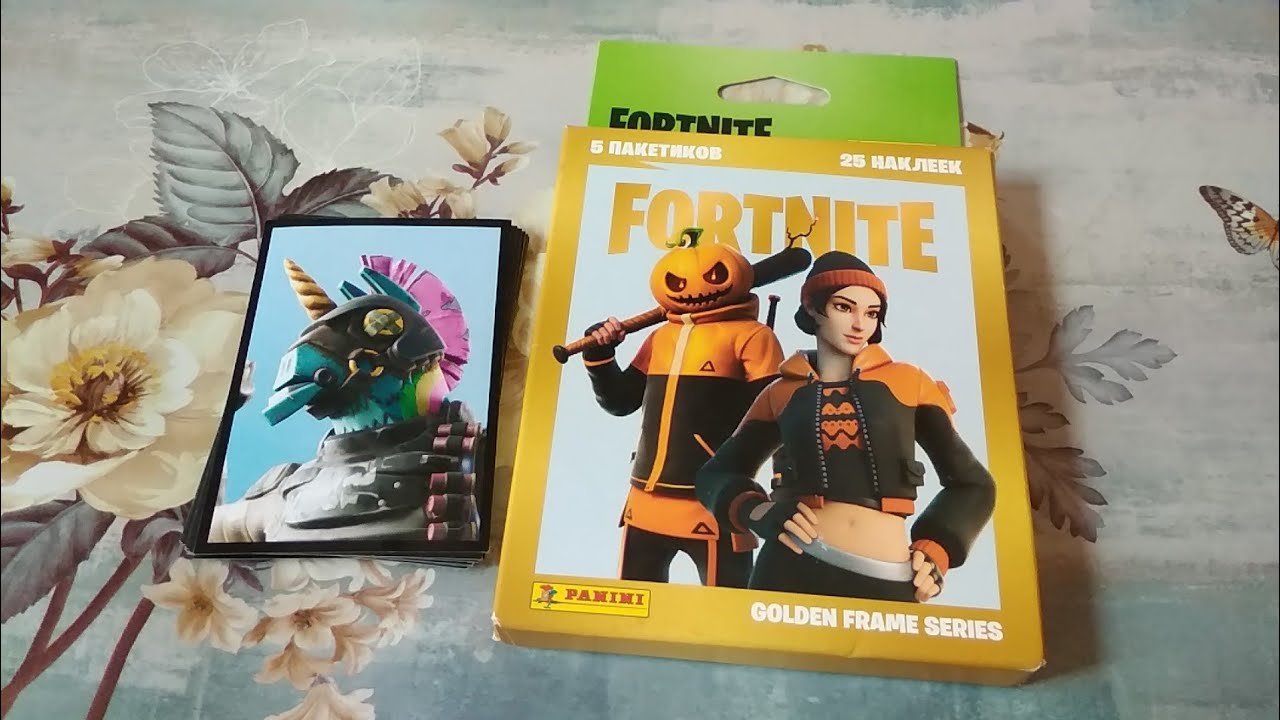 Наклейки от PANINI. Fortnite 2 и 3. Распаковка и обзор.
