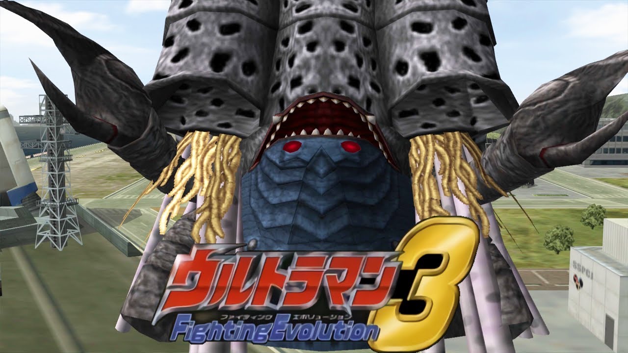 [PS2] Ultraman Fighting Evolution 3 - Battle Mode - Gatanozoa (1080p 60FPS)