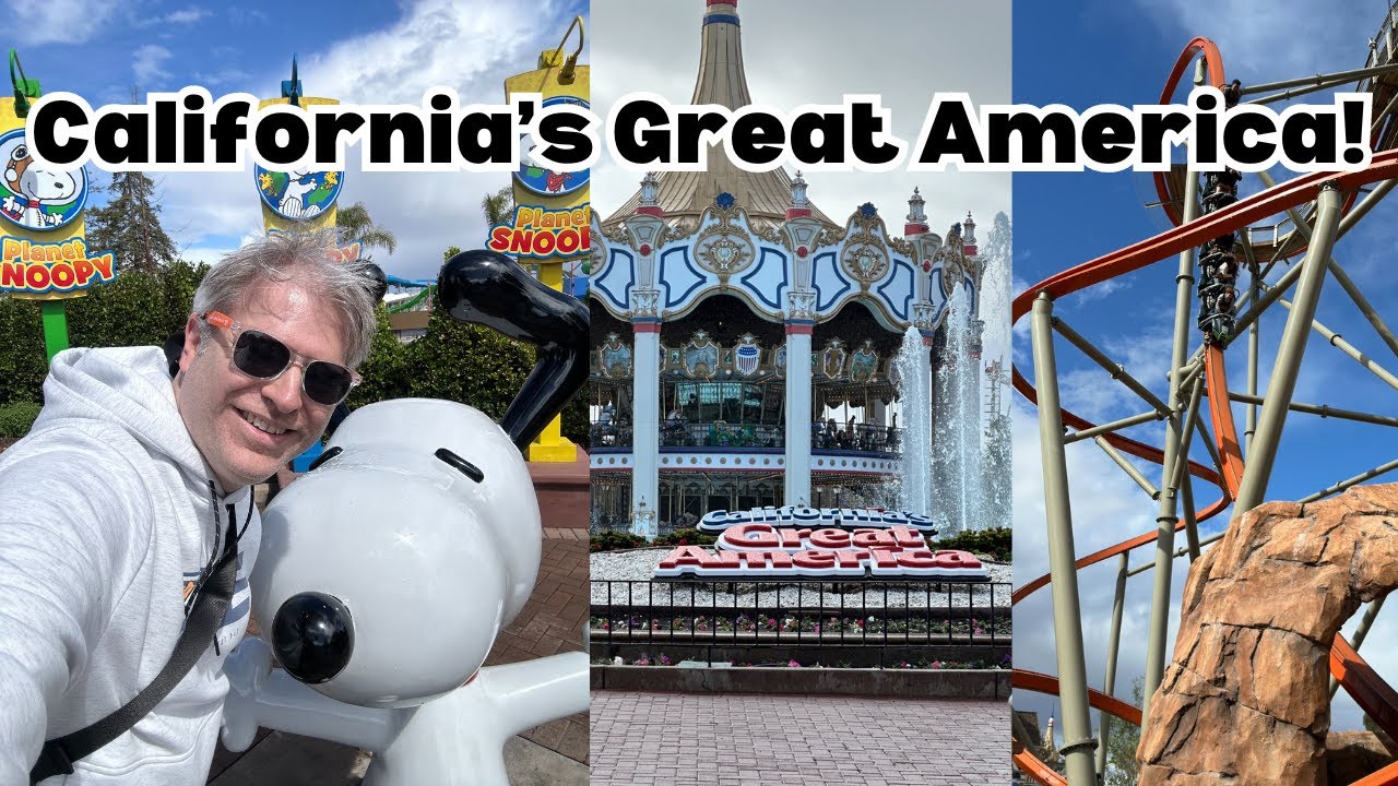 Vlog 11 - My First Visit to California's Great America!