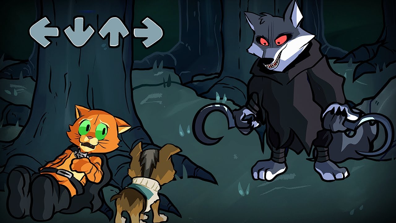 Death Toll but Puss in Boots and the Big Bad Wolf Sing It 🎶 (FNF Cover + Reskin)