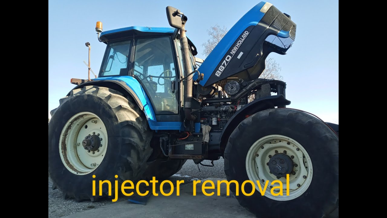 New Holland 8870 Injector removal