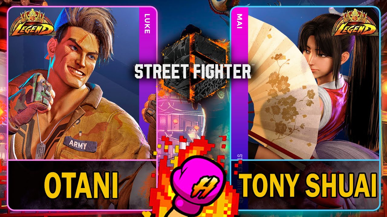 SF6 Otani (LUKE) VS Tony Shuai (MAI)🥊Street Fighter 6🥊スト6🥊4K 60ᶠᵖˢ