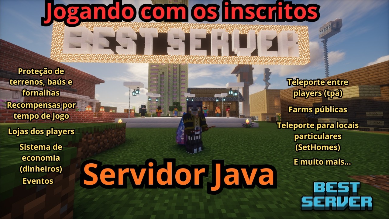 Minecraft  survival com inscritos #minecraft #survivalcominscritos