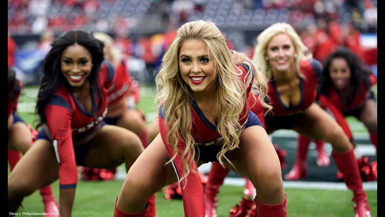 The HOUSTON TEXANS CHEERLEADERS WITH THE ALL-STARS!