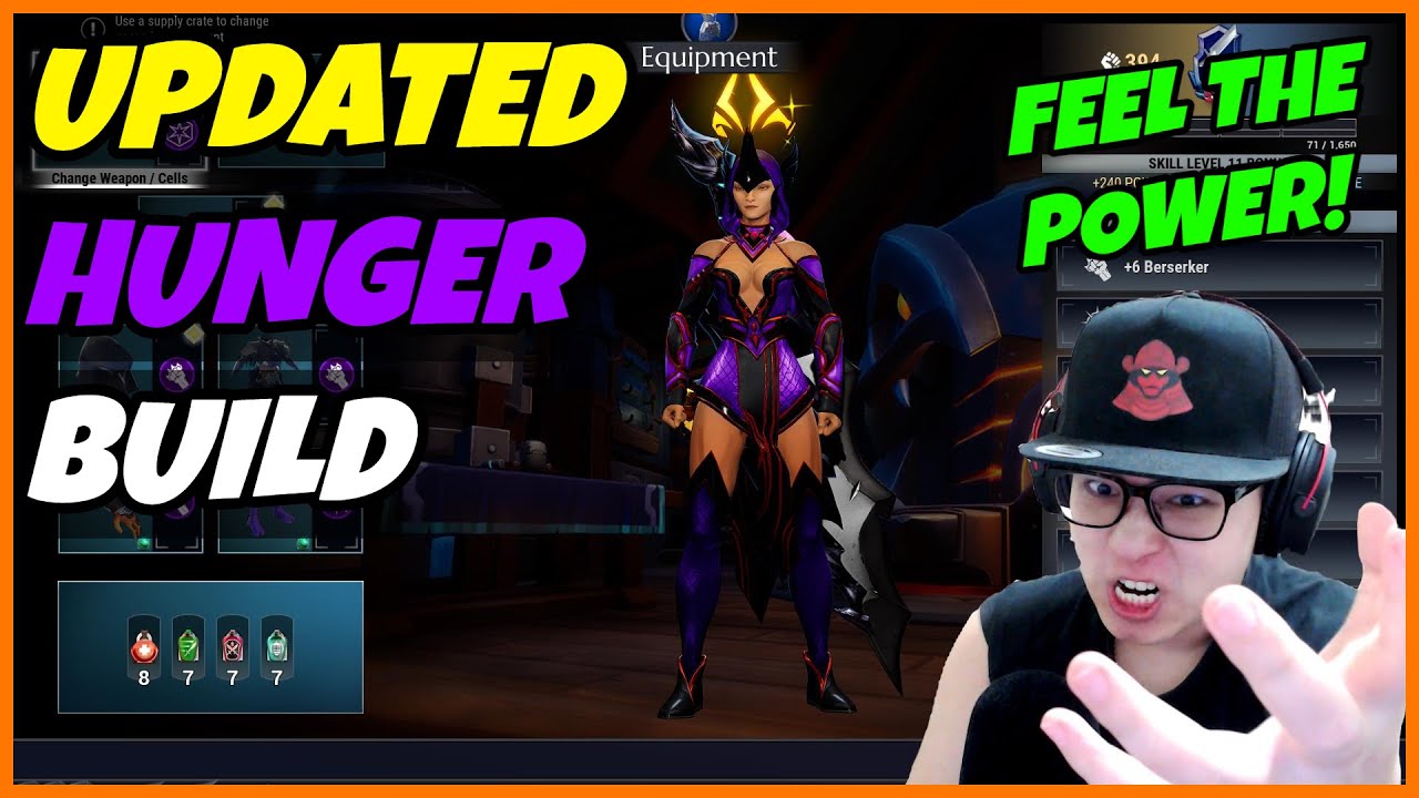 Dauntless - OP Hunger Build - Upgraded, Updated & Customizable! - Patch 1.13.2.