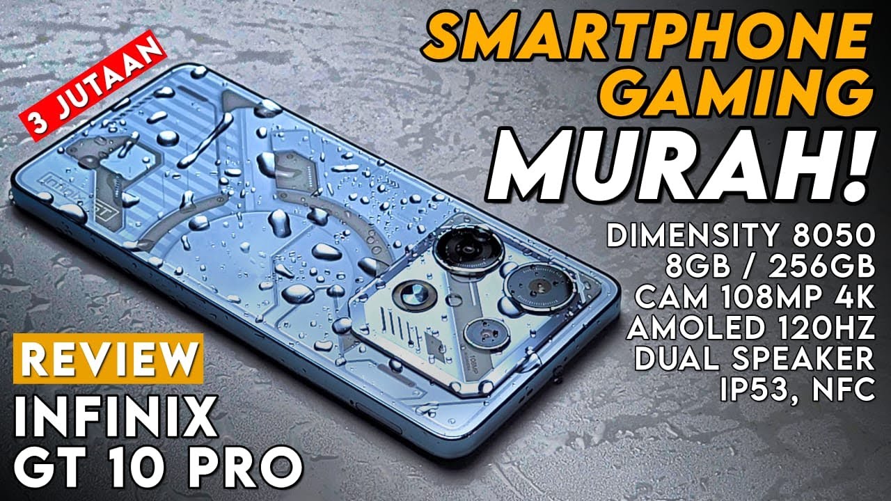 3.4JT HP Gaming Esports Murah, Tahan Air, Kencang! REVIEW Infinix GT 10 Pro Indonesia, Feat ShopBack