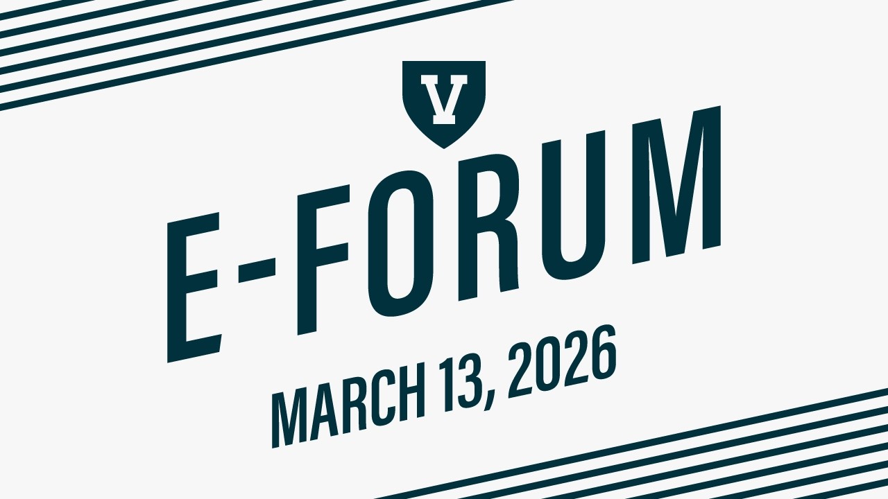 University of Vermont E-Forum | March 13, 2026