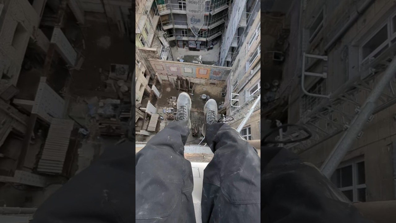 Exploring an active reconstruction site 🏗️ #urbex #urbanexploring #urbanexploration #urbexworld