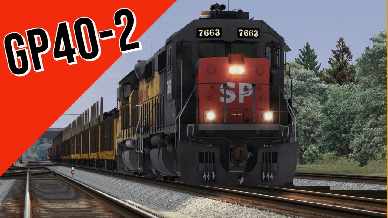 GP40-2 Rail yard work and near miss derailment