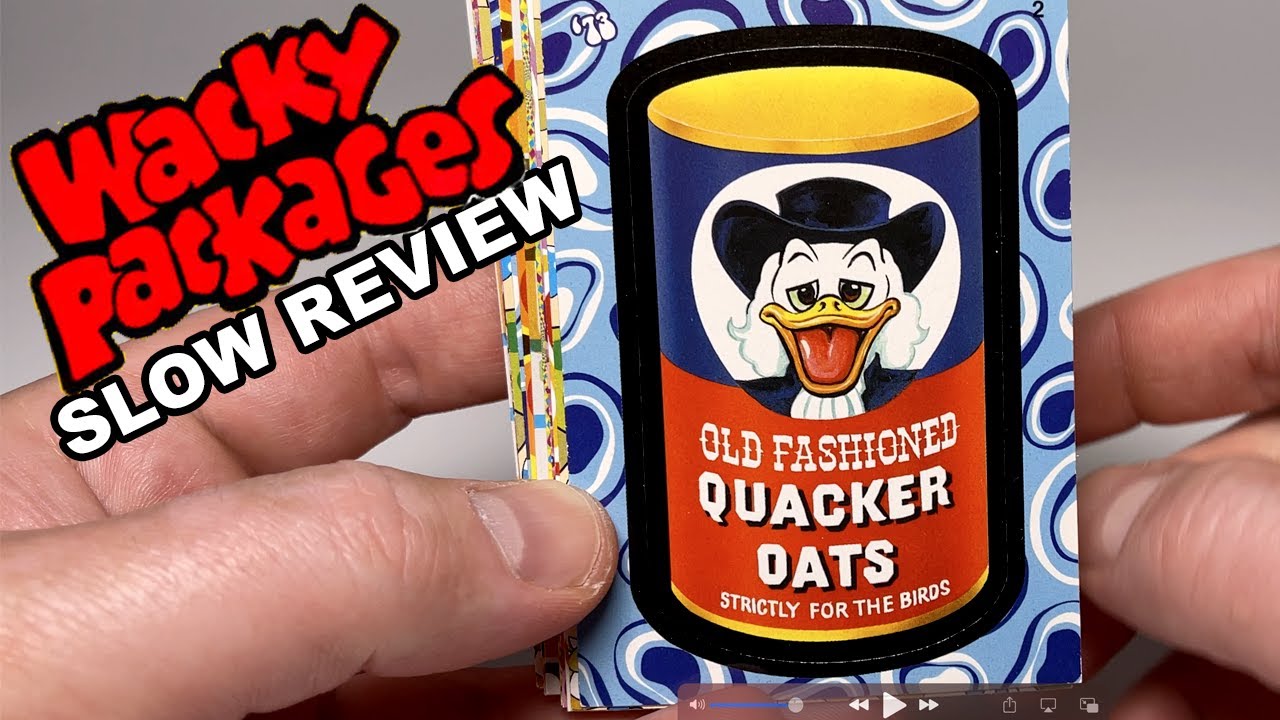 Wacky Packages Collectible Cards (Modern Editions + Never Released & Vintage Reprints) SLOW REVIEW