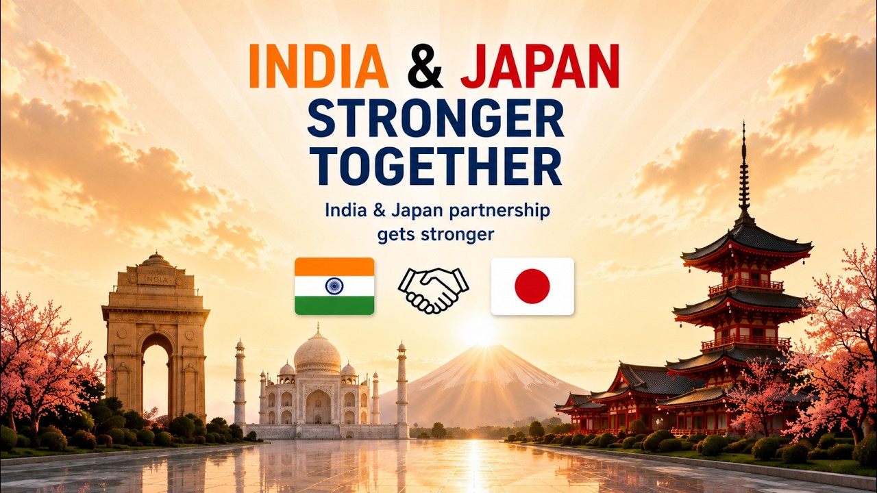 India 🤝 Japan | Stronger Together