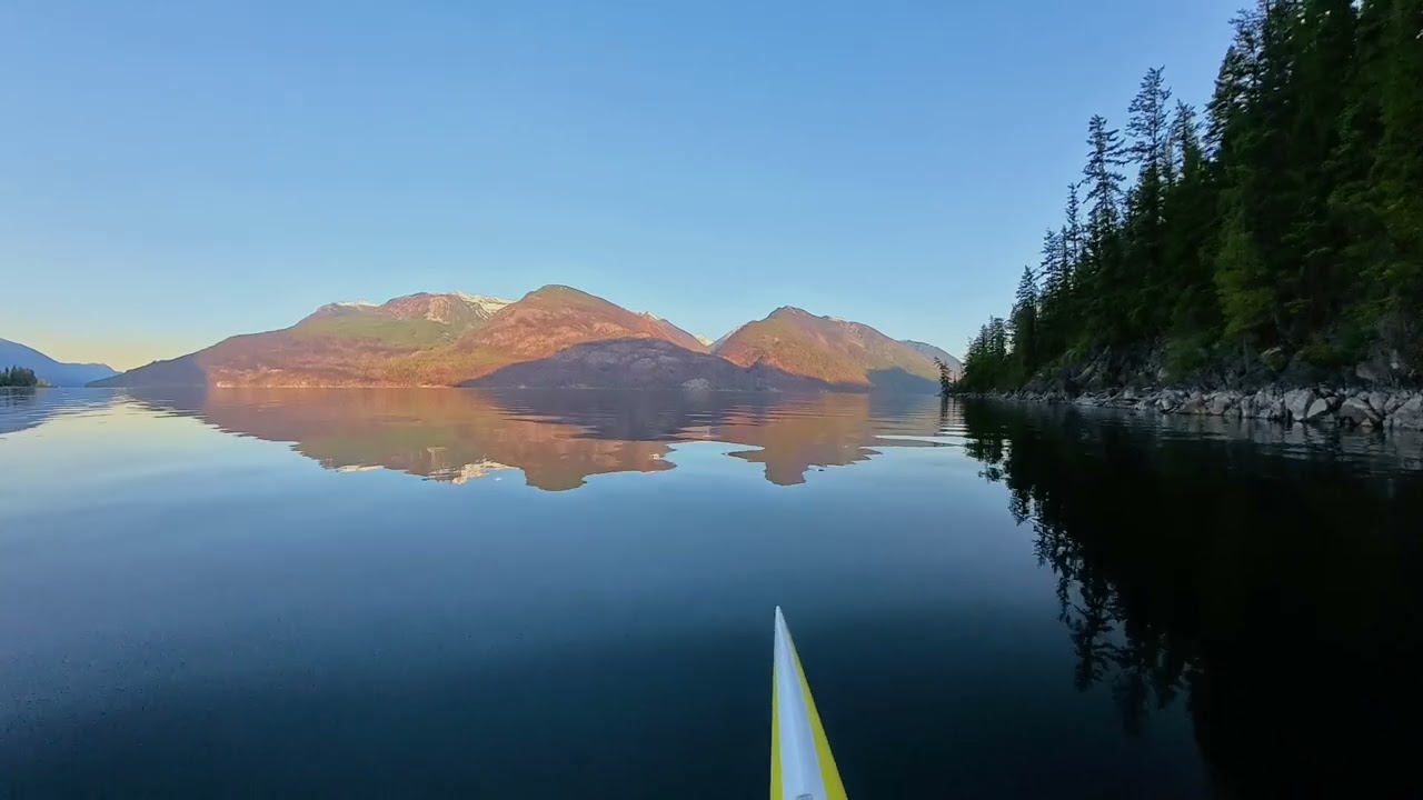 Valhalla Sunrise. Slocan Lake,  New Denver.