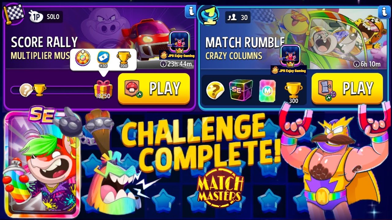 Multiplier Mushrooms 🍄 Solo Challenge Score Rally /18250 Score/ Match Rumble Crazy Columns