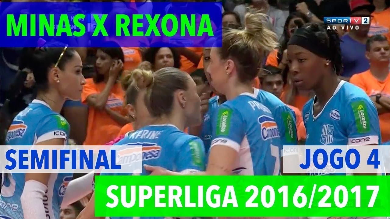 Minas x Rexona - Semifinal (JOGO 4) - Superliga de Vôlei Feminino 2016-2017