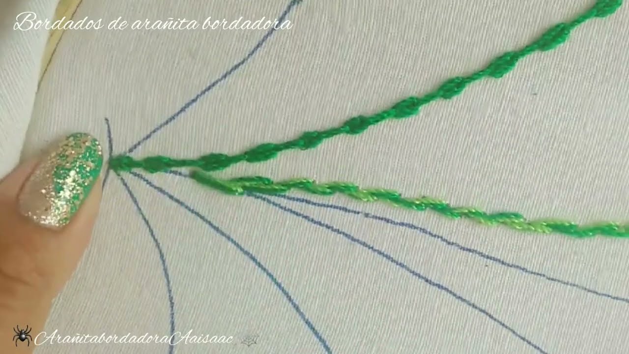8 PUNTADAS PARA BORDAR TALLOS Y GUIAS/ BORDADO PARA PRINCIPIANTES/ HAND EMBROIDERY